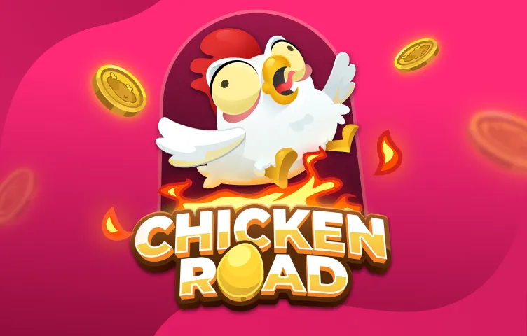 Schermata iniziale del client ufficiale di Chicken Road di InOut Games